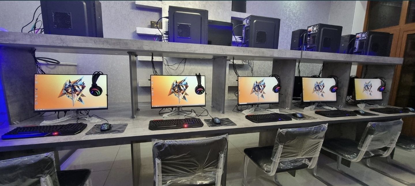 Game Club uchun 10ta igravoy Kompyuterlar stol stullari bn tayyor