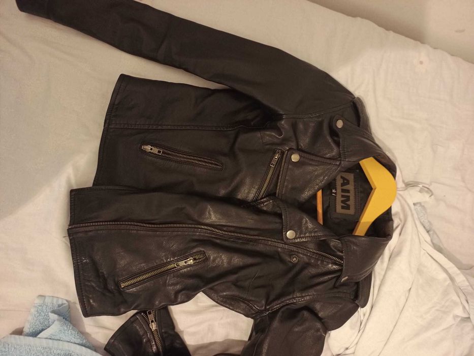 geaca de dama din piele naturala AIM