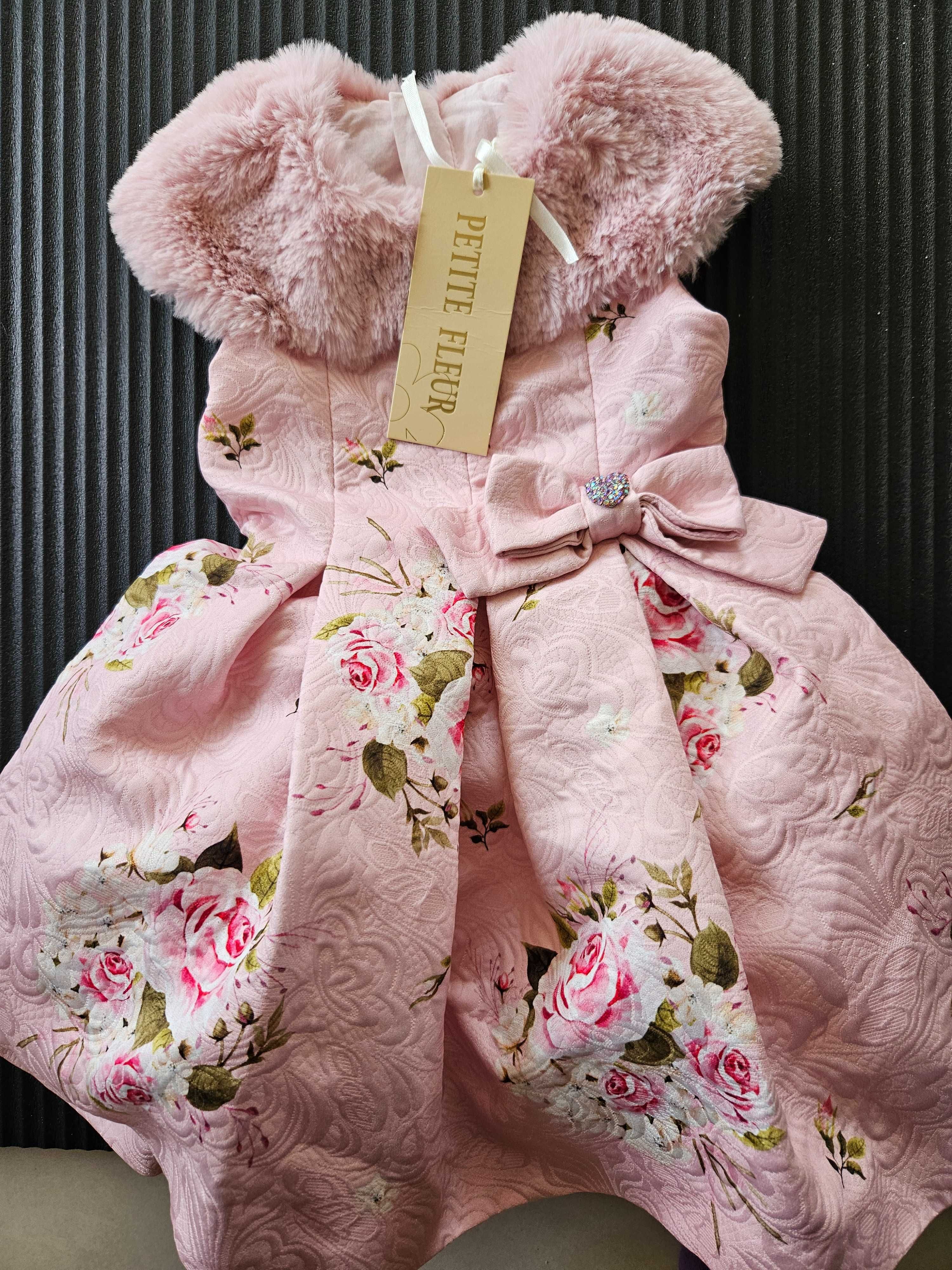 Детска рокля Petite Fleur 12-18м.