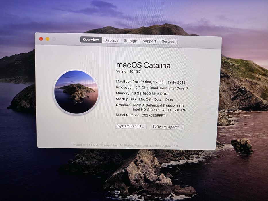 Vand/schimb laptop mackbook pro anul 2013