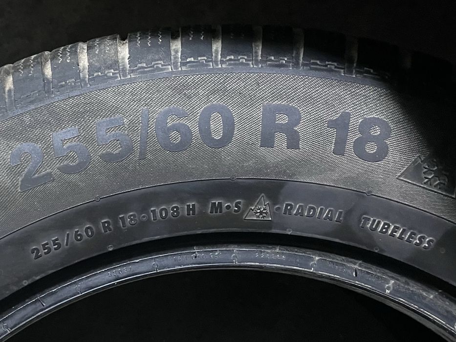 2 x anvelope iarna 255.60.R18 Continental