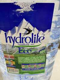 Баклажки 10 литровые от hydrolife,чистые из под воды,сами пили воду !