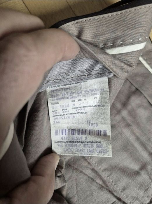 Pantaloni eleganți Hugo Boss pentru Bărbați, Lână Virgină - W34/L32