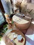 trusou botez/lumanare botez/cutie trusou/cadou babyshower/tavita mot