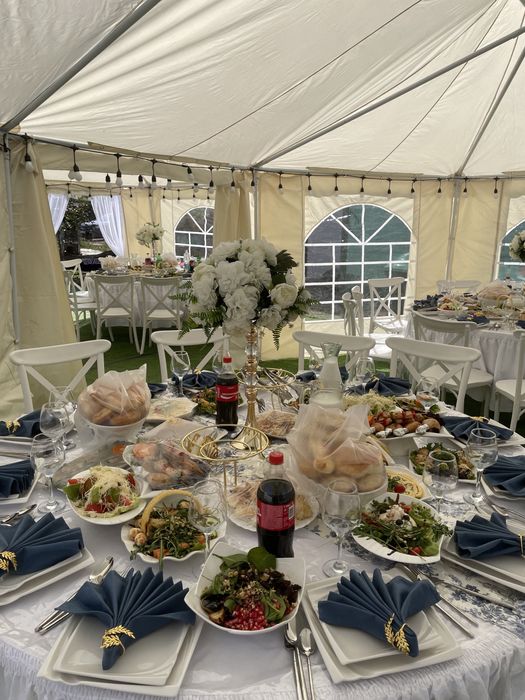 Аренда Посуды,шатер ,стол стулья ,аренда казан ошак, титан