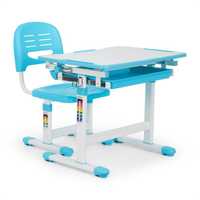 Комплект детско бюро 2 части маса стол регулируеми на височина