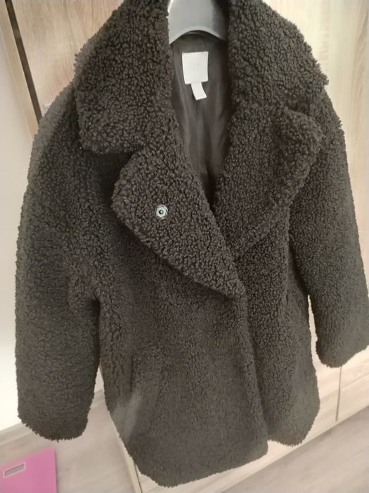 Дамско палто Teddy Bear H&M