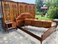 Dormitor stil Baroc Venetian cu intarsii florale !