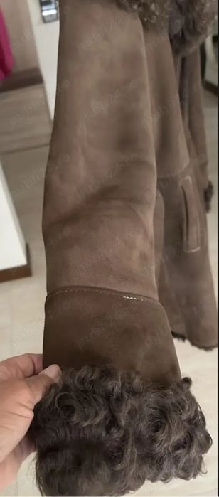 Cojoc blana naturala miel, marimea S / M