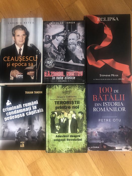 carti Ceaușescu, Antonescu, politiste, Colecție National Geografic