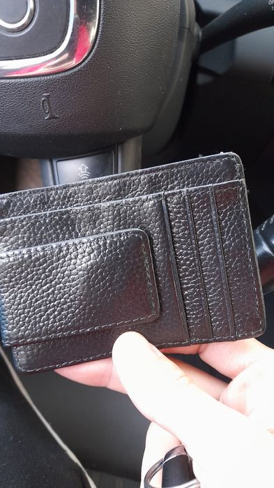 portofel pielel barbati nou impecabil Portcard piele portmoneu