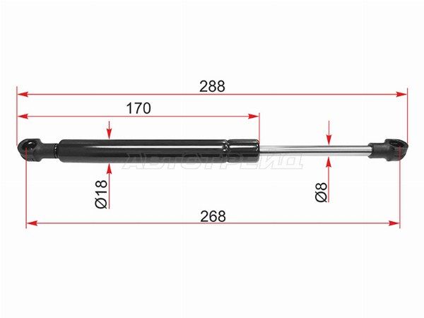 Амортизатор крышки багажника Nissan Primera
