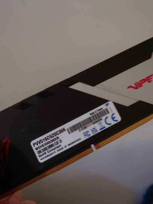 Продам viper ddr5 5200mhz