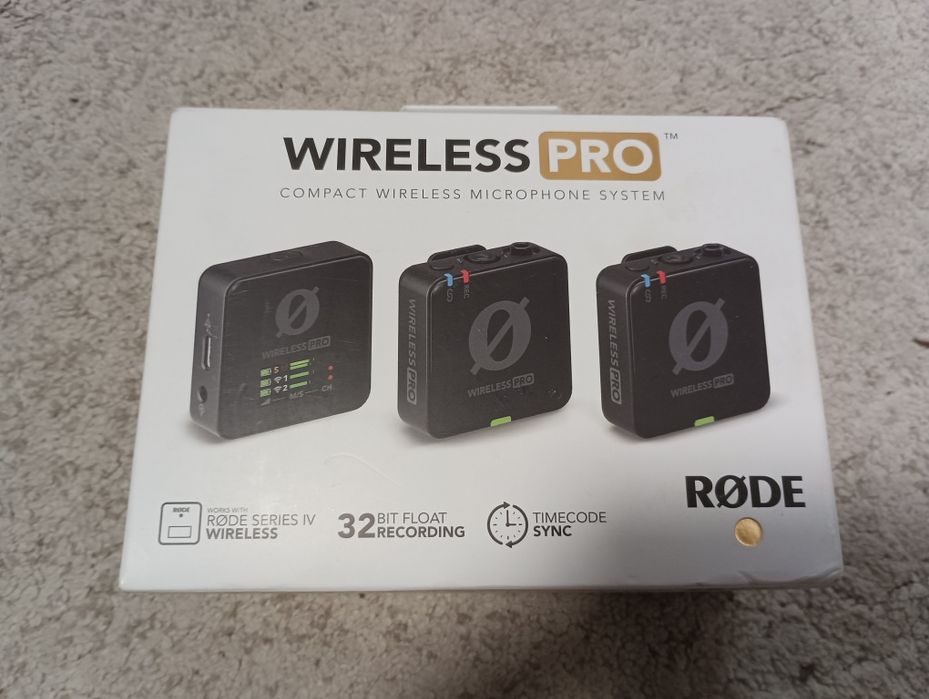 Kit Microfon+Lavaliera Sigilat - Rode Wireless PRO - 2TX+1RX