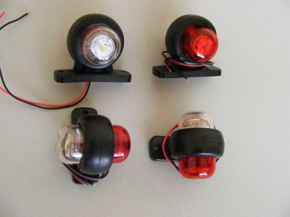 1бр. Лед LED мини рогчета светлини габарити  12-24V , 3 модела