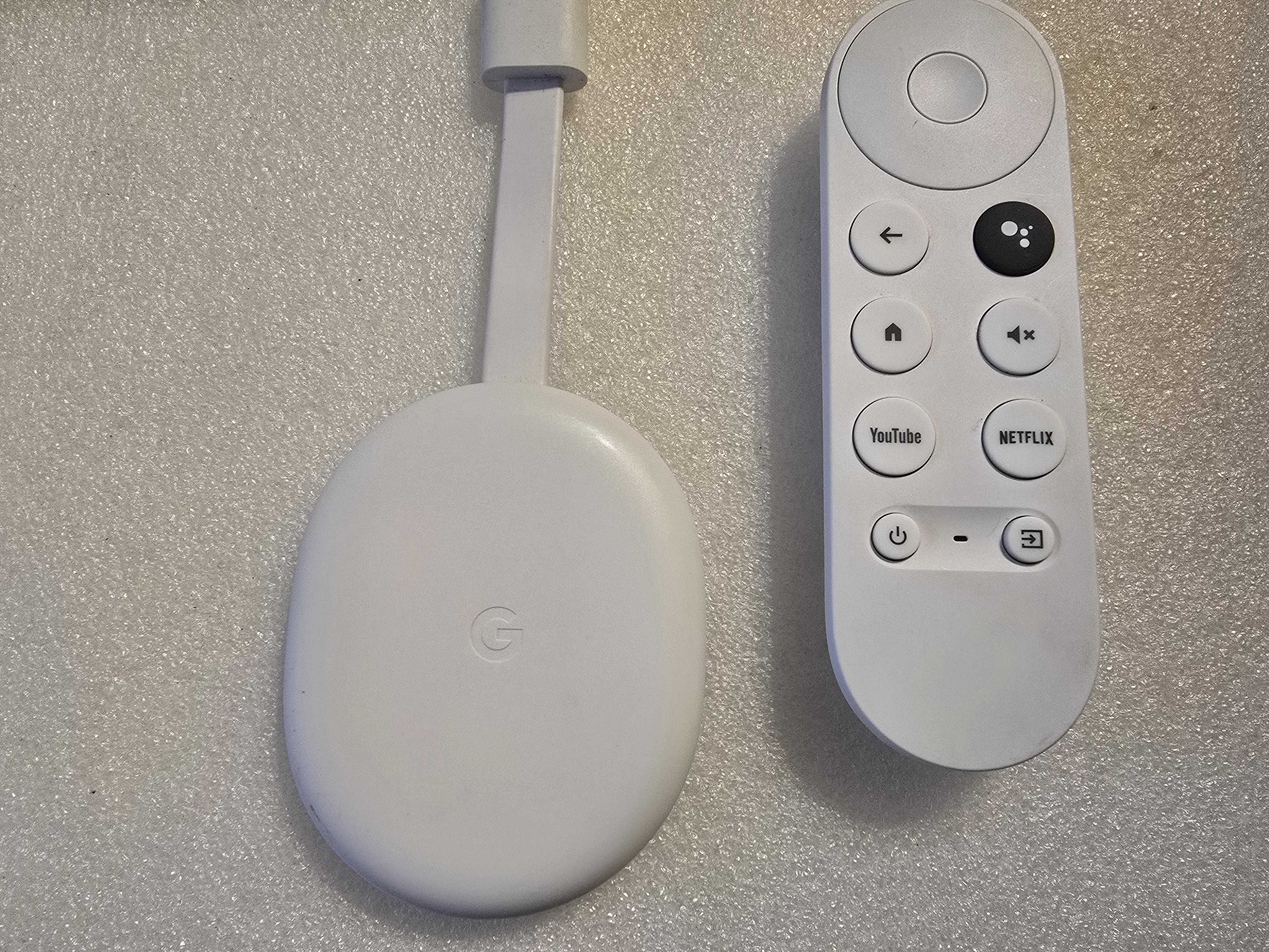 Google Chromecast TV, 4K, HDMI, Bluetooth, Wi-Fi, Alb, model: GZRNL
