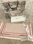 Esarfa Christian Dior roz