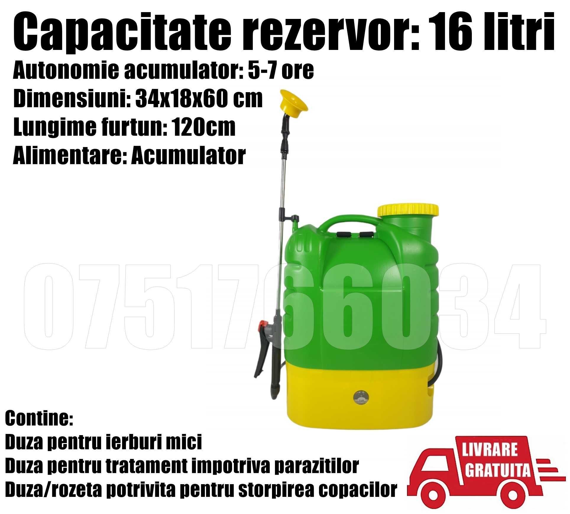 Pompa Stropit Vermorel Pulverizator Electrica 16 L Livrare Gratuita