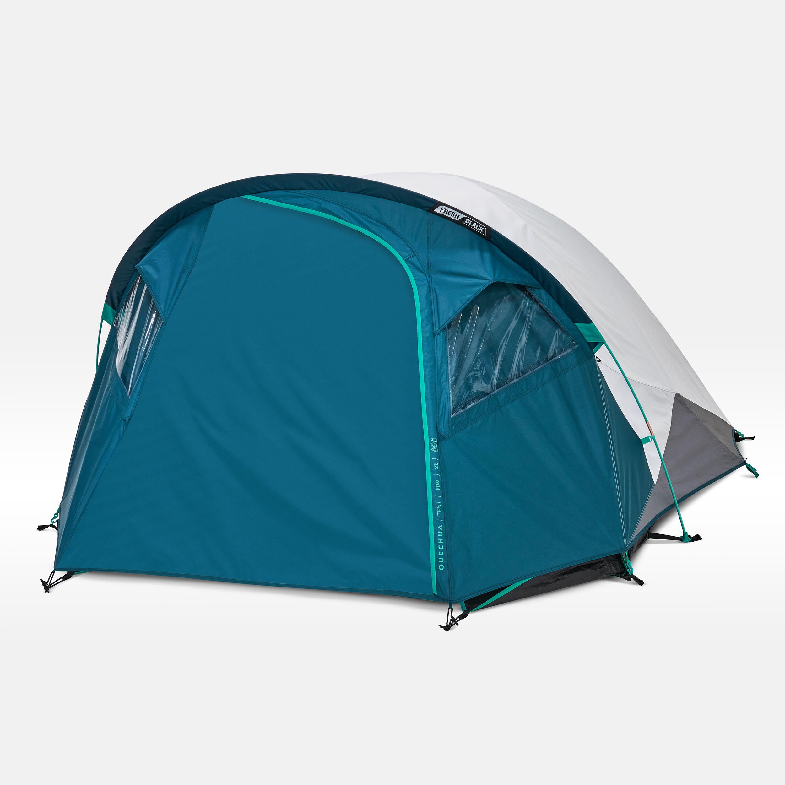 Cort Camping Mh100 Xl Fresh & Black - produs resigilat (nou) Decathlon