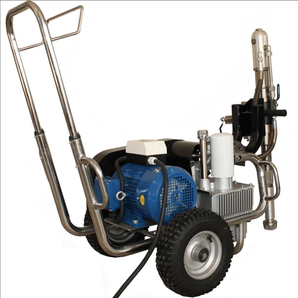 Pompa airless cu piston Bisonte, PAZ-9600e, ddebit 10 l/min. 5.5 kW