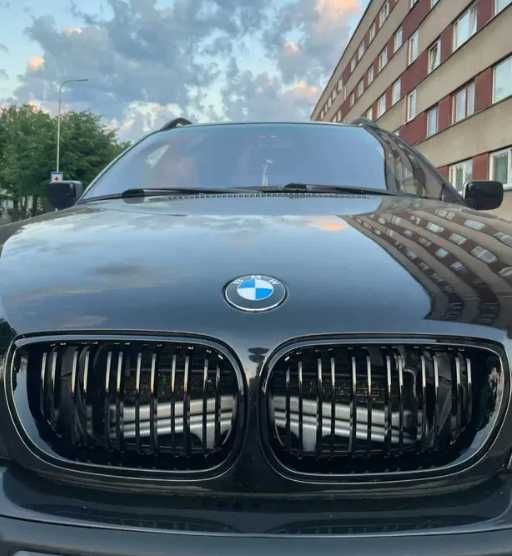 Двойни M Бъбреци Решетки БМВ BMW E46 Седан и Комби Черен Гланц Лак