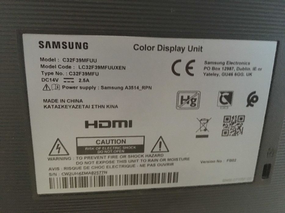 Monitor Samsung pentru piese