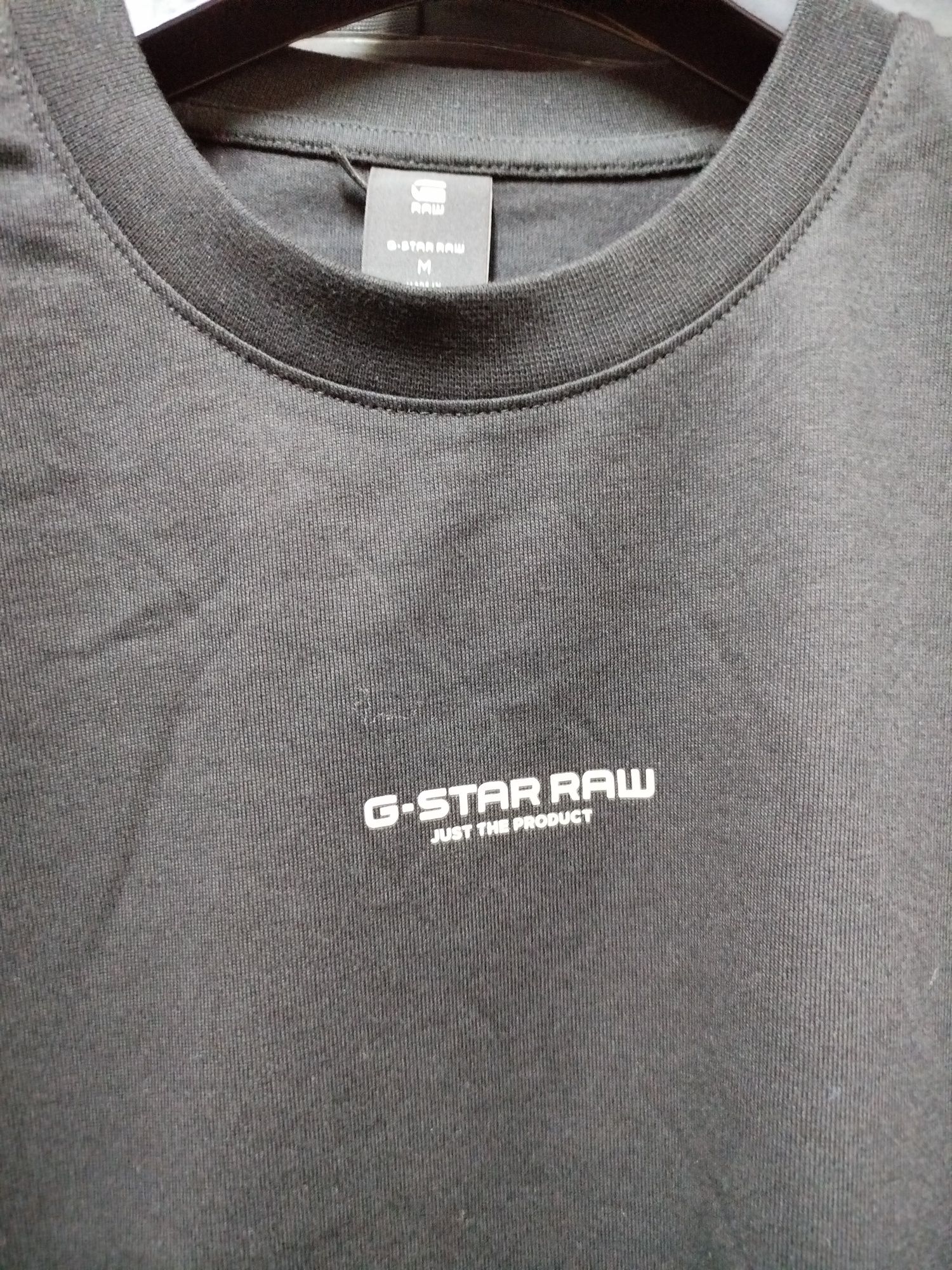 Оригинална блуза G-Star Raw Center M Oversized нова мъжка черна фланел