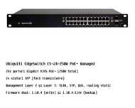 Ubiquiti EdgeSwitch ES-24-250W PoE+ Managed – 24 porturi