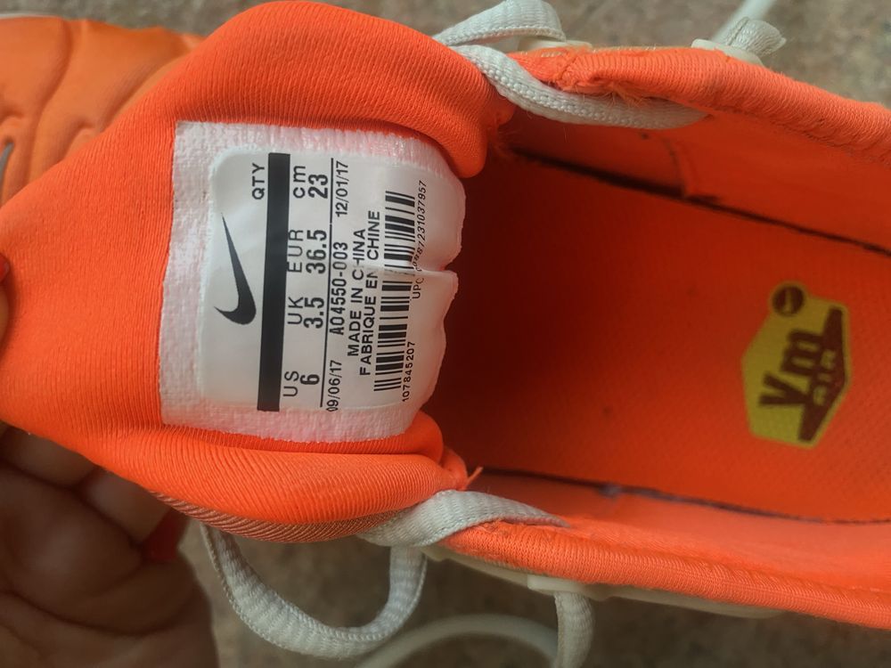 Обуки nike vapormax номер 36,5