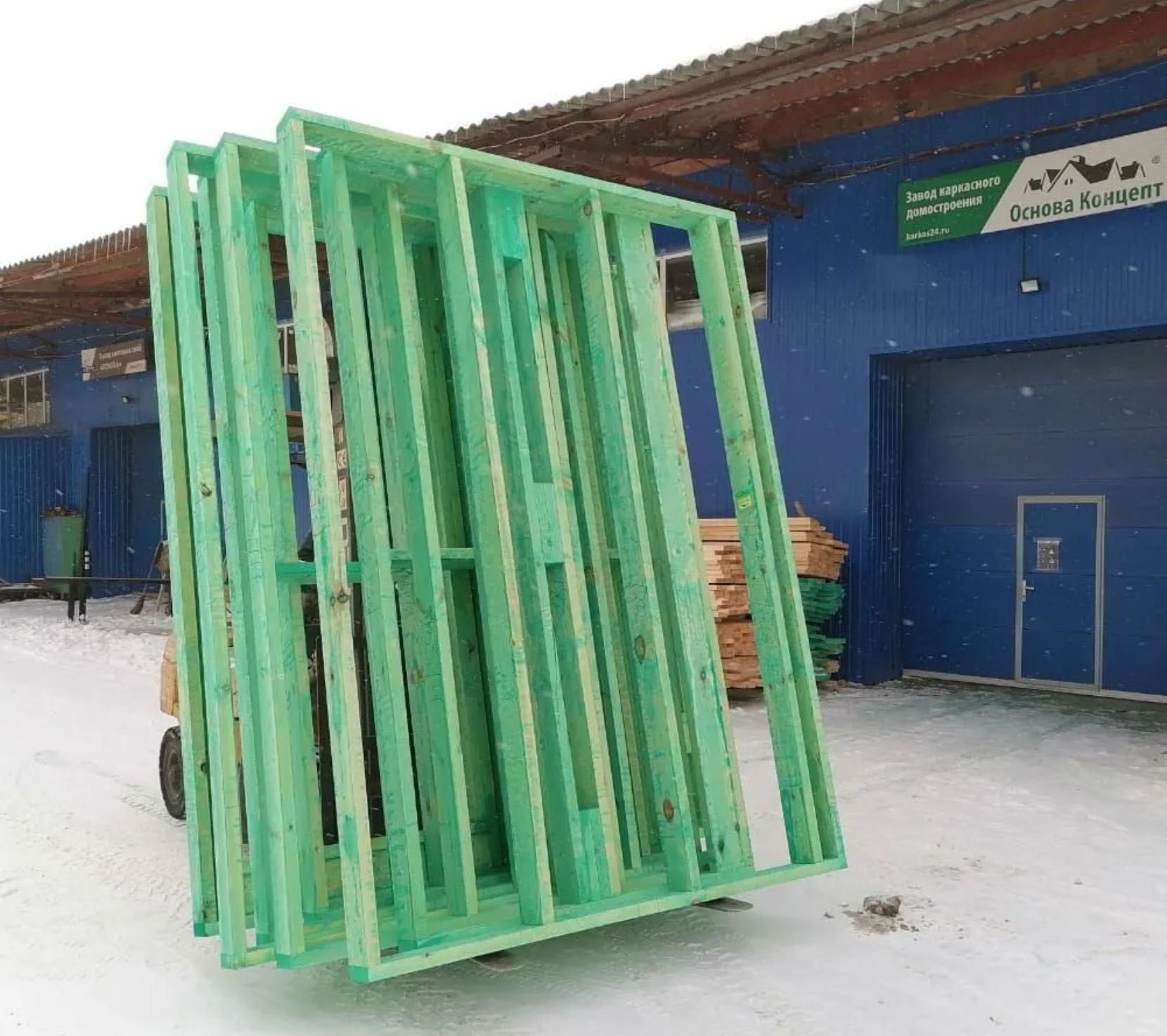 Домокомплекты для каркасных домов. Завод Mitek.