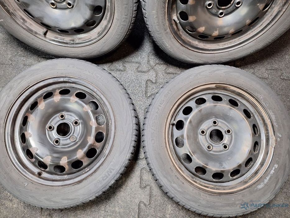 Jante de otel cu cauciucuri de iarna 205/55 r16 SKODA OCTAVIA2012 - 2018  6,5Jx16H2 ET46 5Q0601027AK/AL