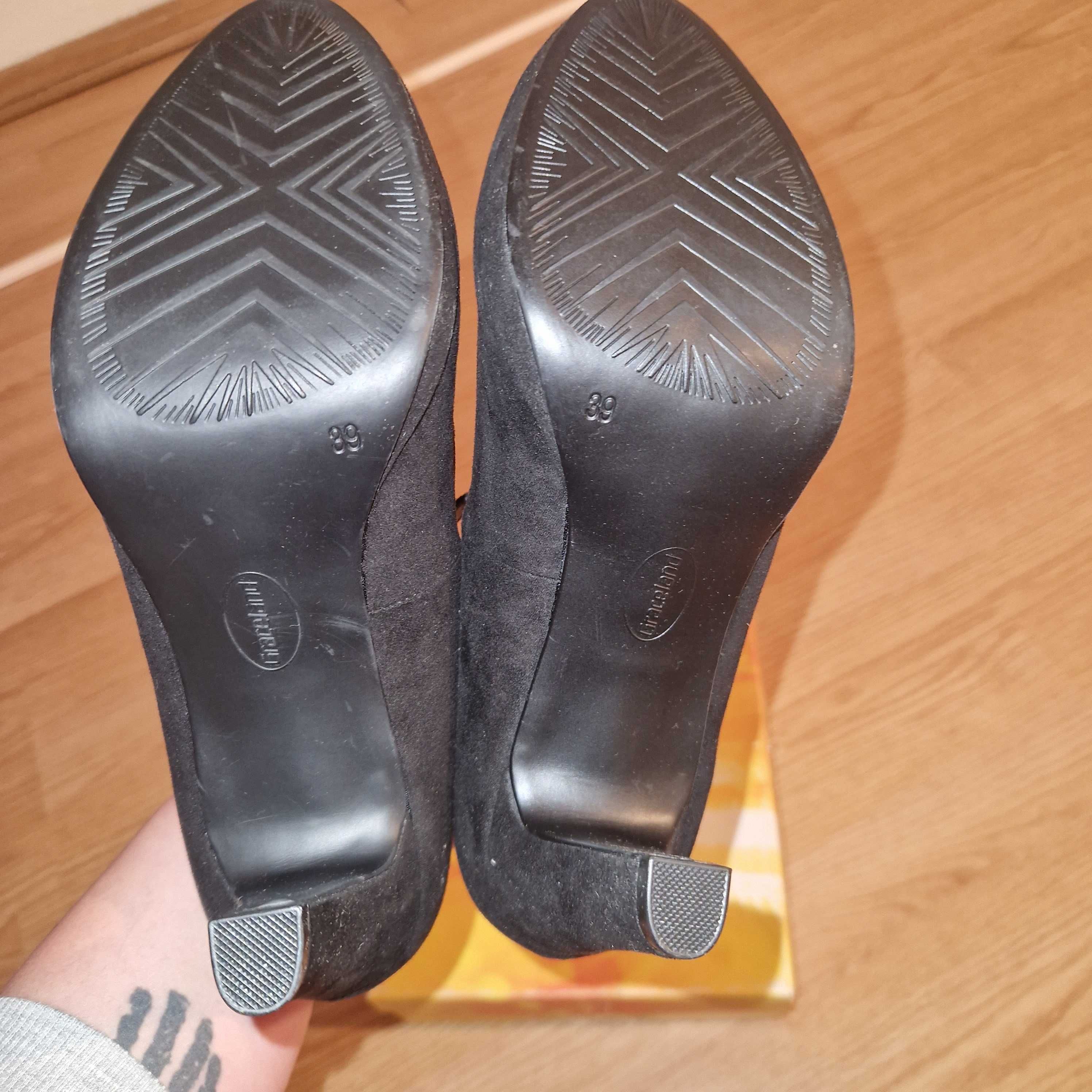 Pantofi toc cu bareta