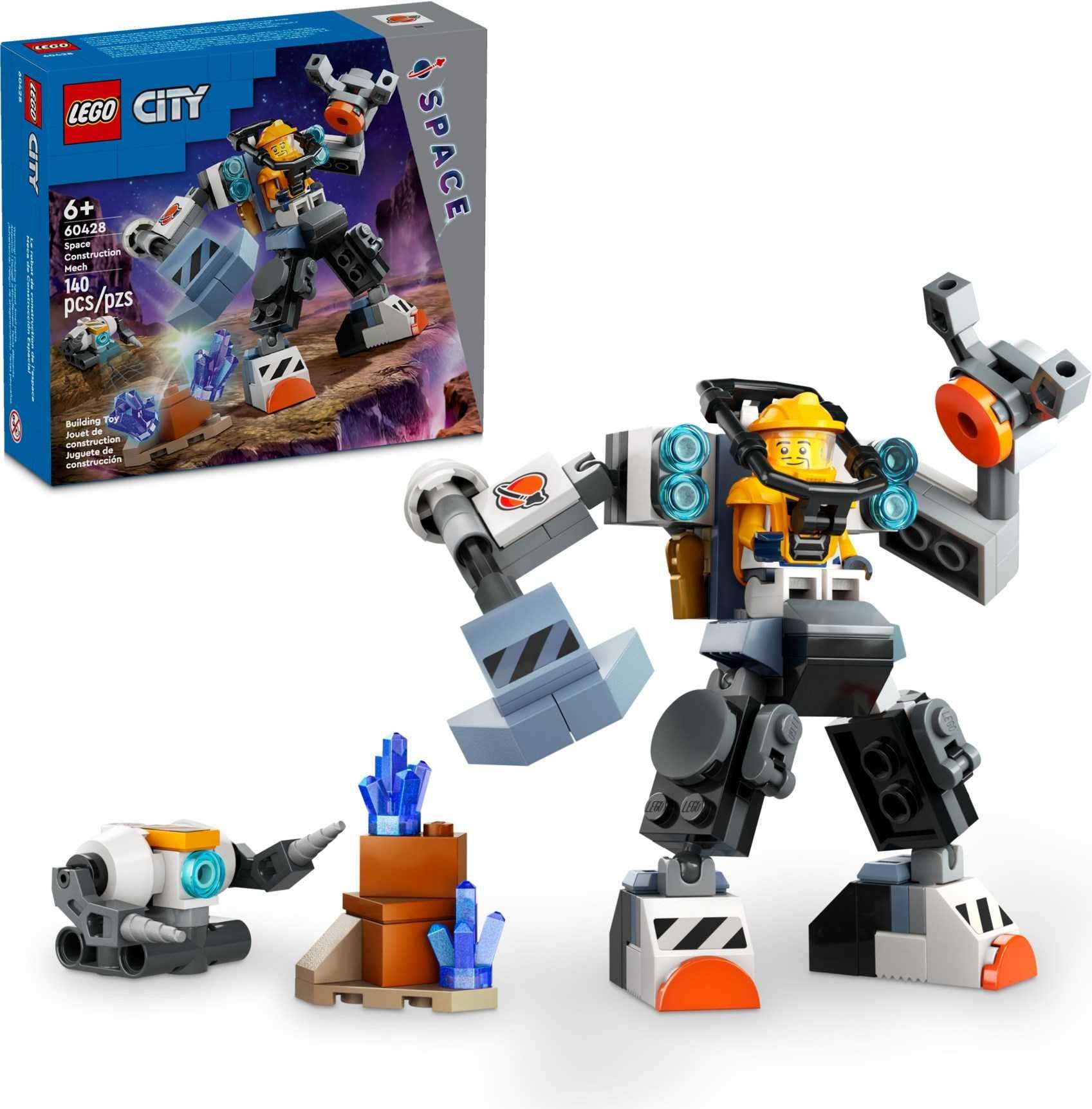 Vand LEGO 2024 City Space - 60428: Space Construction Mech (Robot)