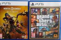 PS5 games Horizon Forbidden West / GTA 5 / Mortal Kombat 11