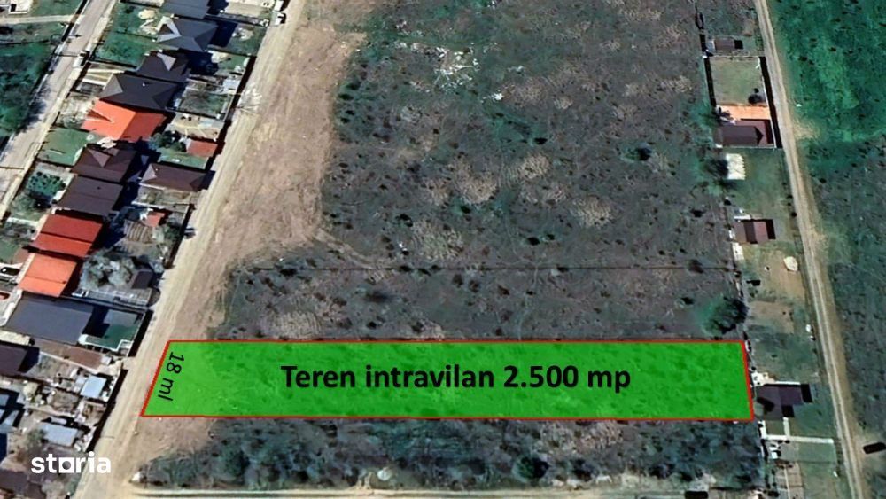 Teren intravilan 2.500 mp Clinceni Ilfov