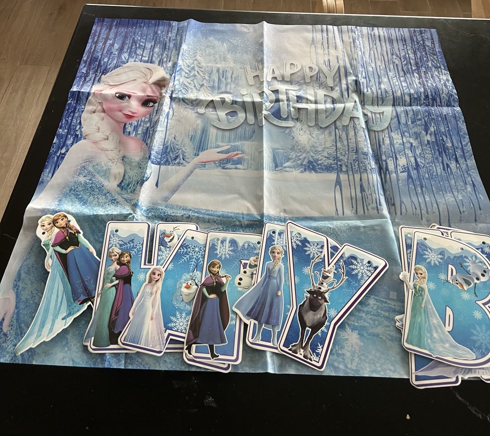 Украса за рожден ден Frozen Minnie Maus