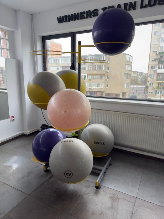 Suport + mingi Reebok fitball