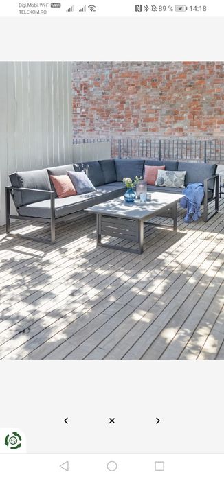 Vând masă terasă reglabilă (doar masa, nu și colțarul) Jysk