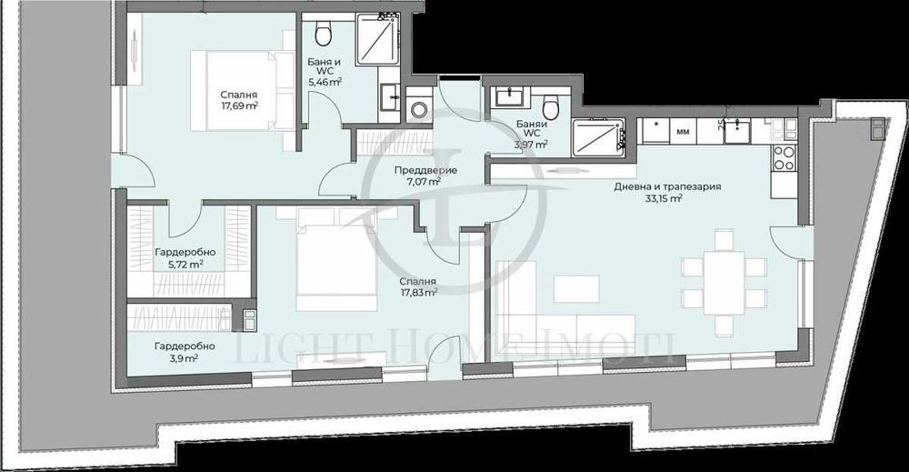 Продава се Тристаен апартамент в Пловдив, Христо Смирненски - 191 кв.м за 1060 €/кв.м - Снимка #3