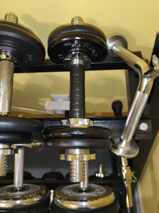 Дъмбели на дискове.