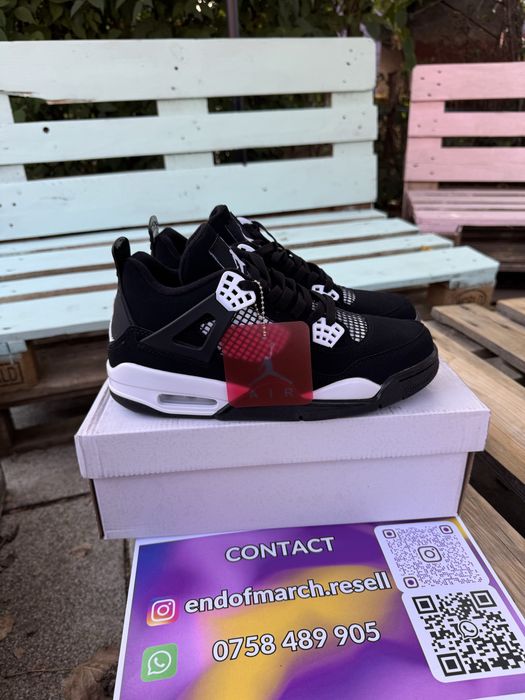 Nike Jordan 4 White Thunder (marimi:38,39,41,42,43,45)