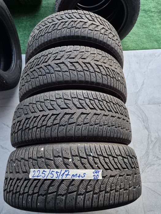 Vănd cauciucuri 225/55/17 M+S set complet imp Germania