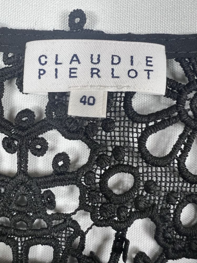 Claudie Pierlot дантелена черна риза размер 40