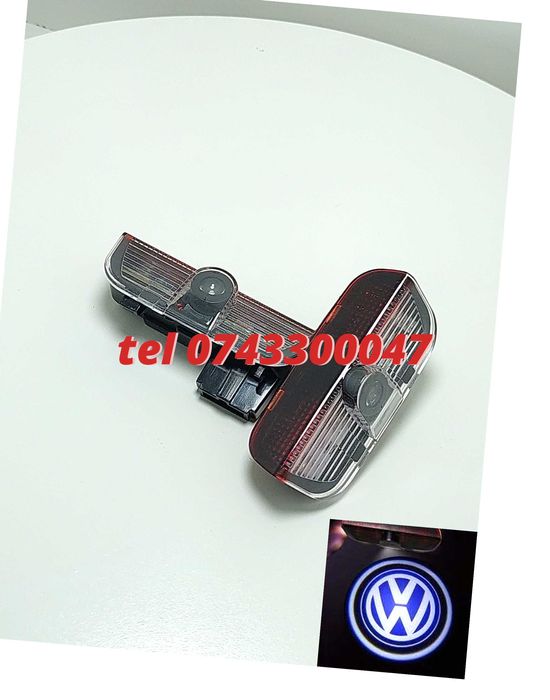 Set Proiectoare Portiere Led Logo Holograma Vw