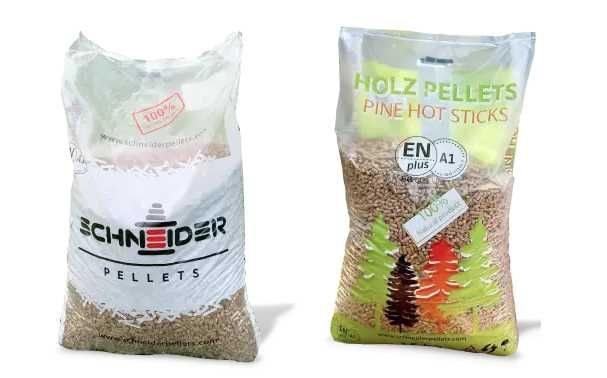 Пелети за отопление Schneider Премиум клас EN PLUS A1