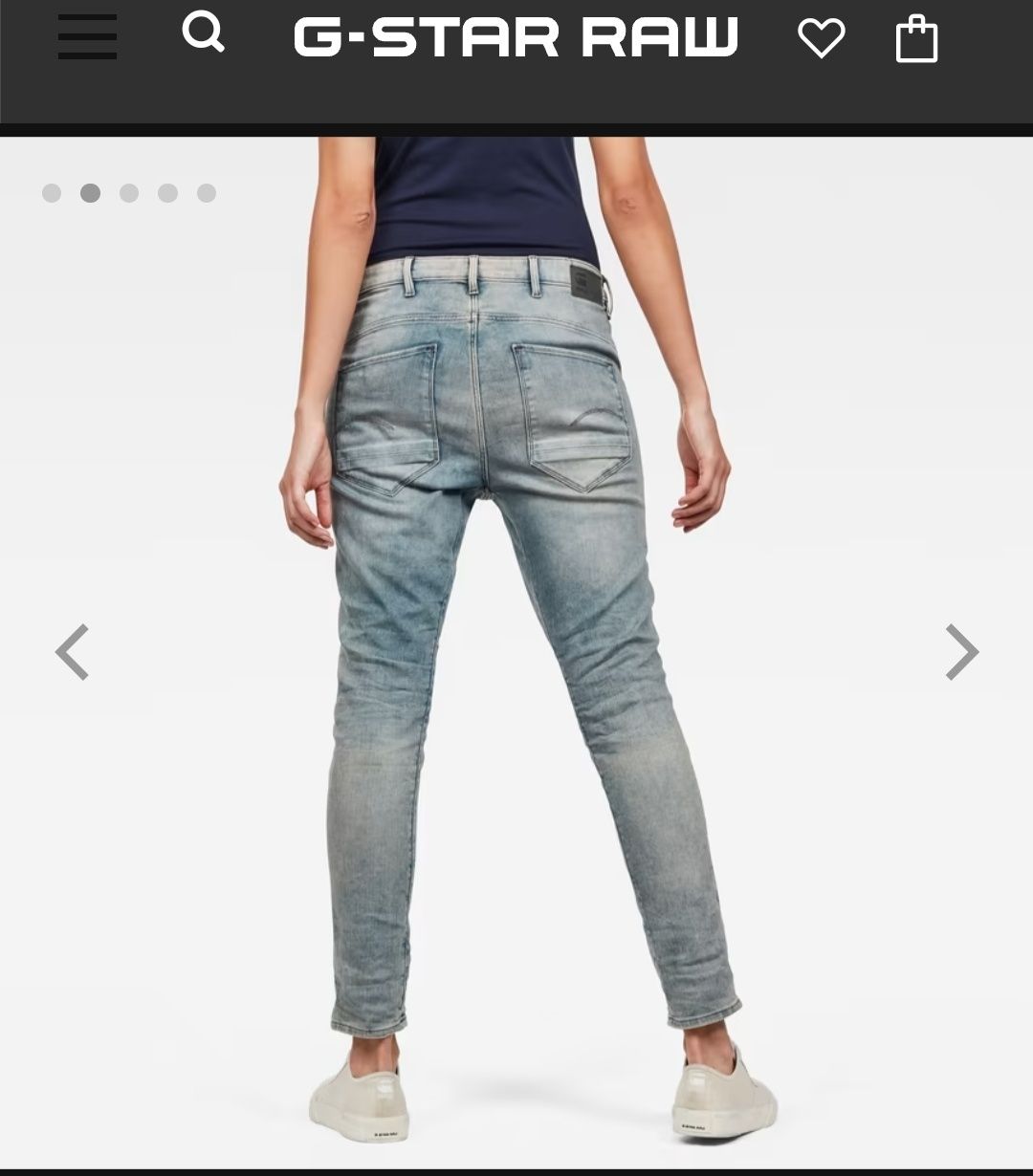 Blugi Elastici G-Star raw Davin 3D low boyfriend