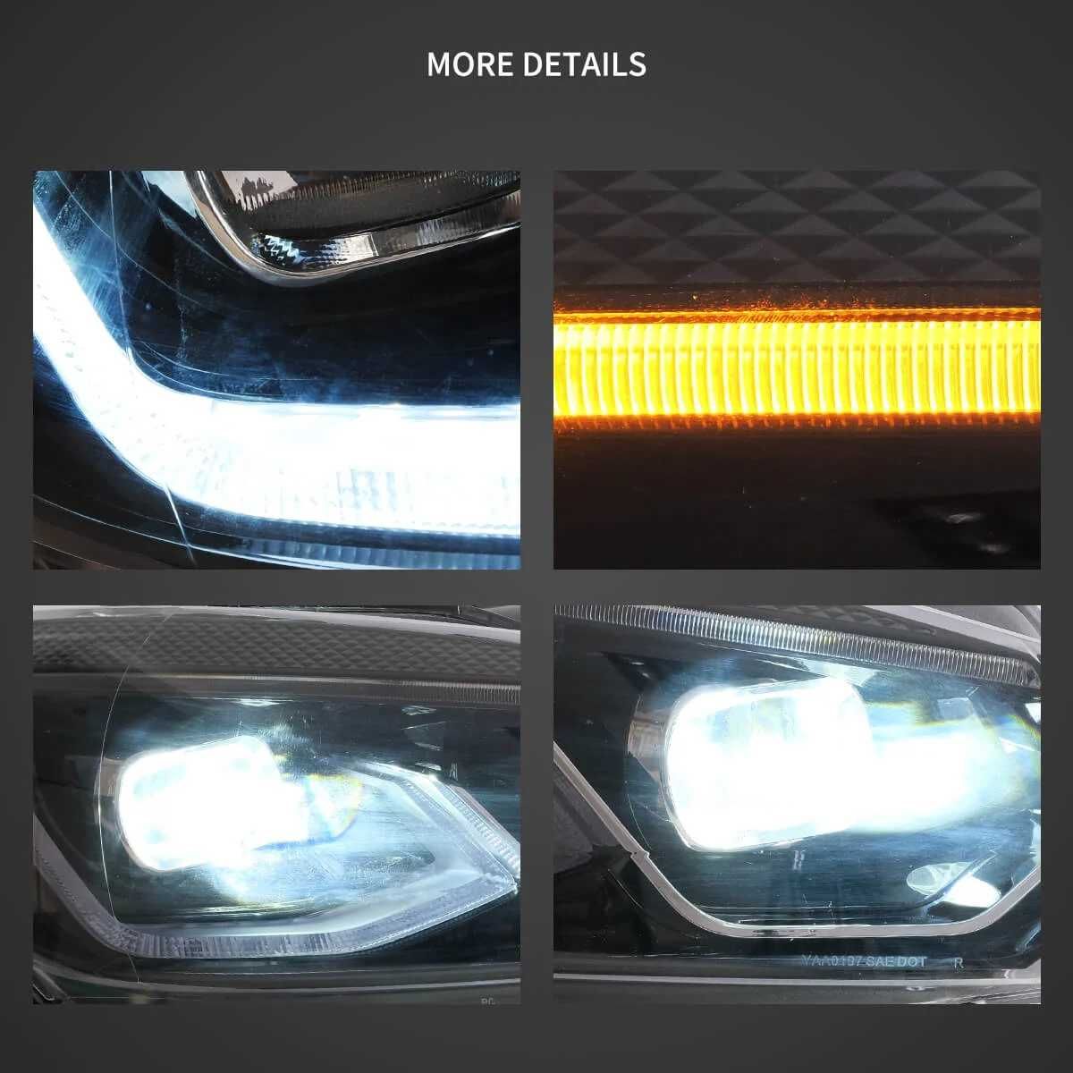 Комплект FULL LED фарове с начална анимация за VW GOLF 6 2008 - 2012