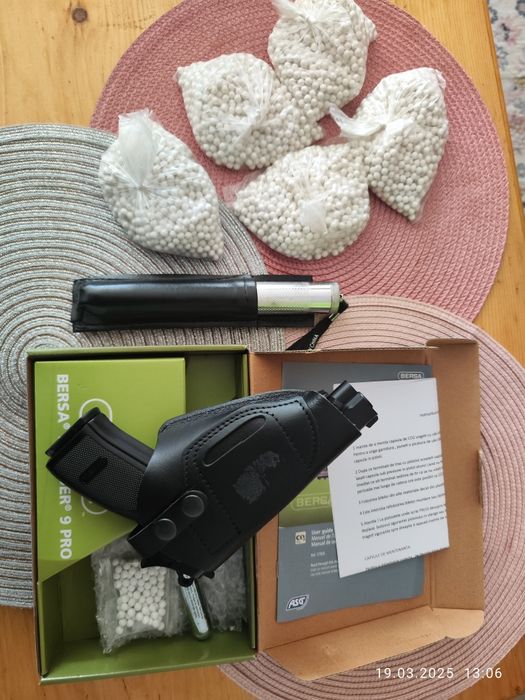 Pistol airsoft BERSA , 4,2 jouli modificat