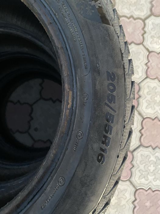 зимние шины в отличном состоянии