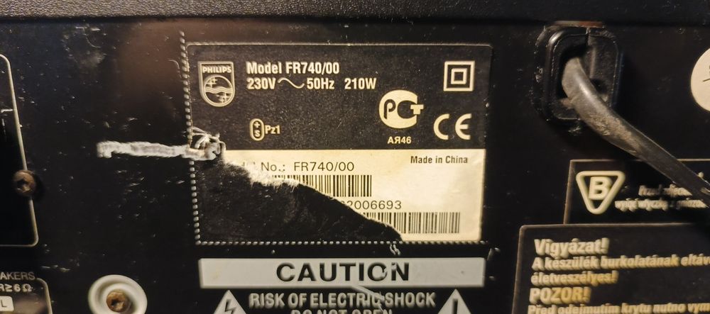 Amplificator receiver Philips FR740